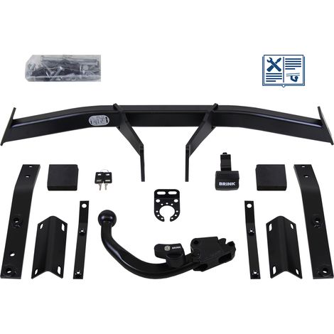 Attelage rotule démontable Brink + faisceau Trail-Tec spécifique 7 broches - NISSAN JUKE (1/2)