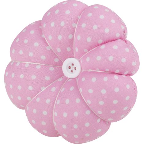 Coussin à Épingle Citrouille avec Bracelet pour Couture DIY - Rose (1/5)