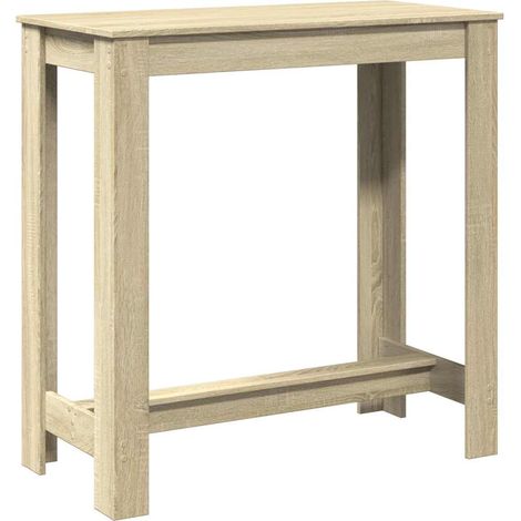 Maison Exclusive - Mesa alta de bar madera ingeniería roble Sonom
