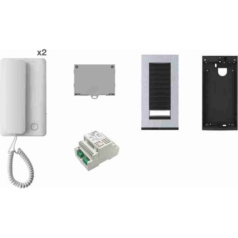Kit Citofonico Bifamiliare Cornetta CAME BPT AGT2K200A03 8K40CA-007