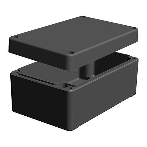Boîtier RS PRO en Aluminium, 57 x 125 x 80mm IP66 ( Prix pour 1 )