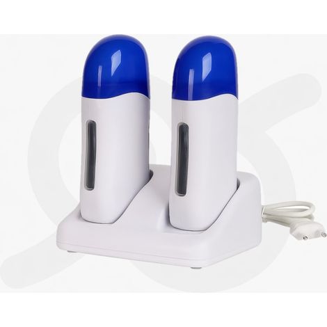 Coppia Di Manipoli Professionali A Rullo Scaldacera Per Stick Ceretta Da 40W (1/4)