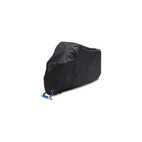 Housse de Protection Moto Scooter 190T - Étanche, Anti-Poussière, 245 x 105 x 125 cm, Noir (1/4)