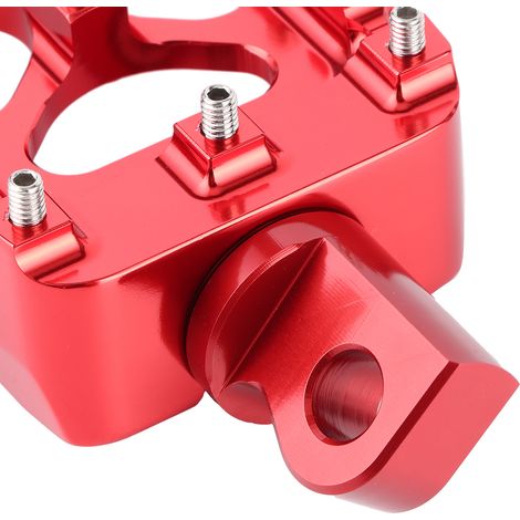 Universelle 10-mm-CNC-Aluminiumschrauben für Motorradfußrasten, kompatibel mit Harley XL883/XL1200/Dyna/Softail Red. (1/5)