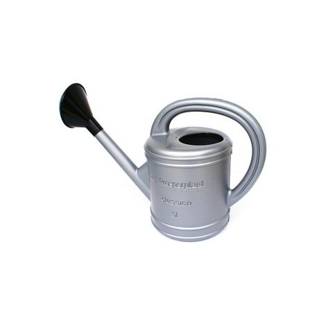 REGADERA DE JARDIN 5L PROSPERPLAST CLASSICO EN COLOR PLATA