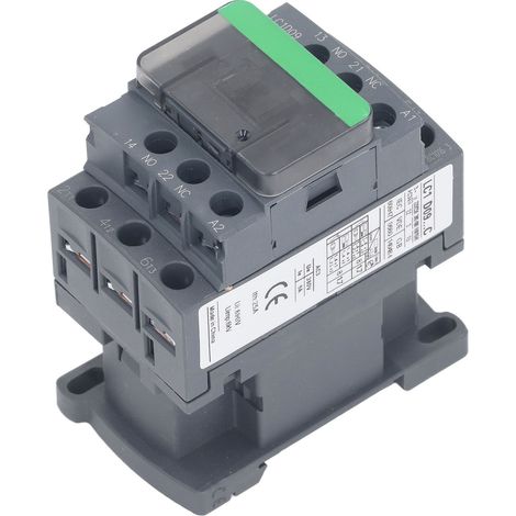 Contacteur CA 1NO 1NC 9A 380V, bobine haute tension, contact argent, contrôleur de moteur LC1D09 380V (1/5)