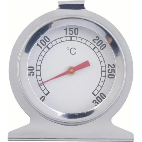 Thermomètre de four en acier inoxydable 300 °C, mini thermomètre vertical à cadran (1/5)