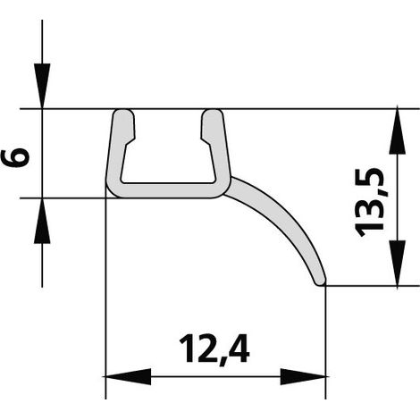 Kermi 2534100 6925 1x joint d'étanchéité 1216 8