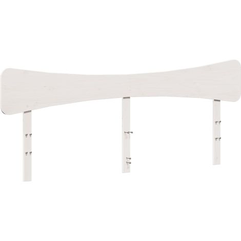 Maison Exclusive - Kopfteil Weiß 200 cm Massivholz Kiefer
