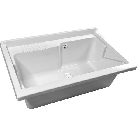 Vasca in Resina 80x50 Plastica PP Alta Resistenza Ricambio (1/2)