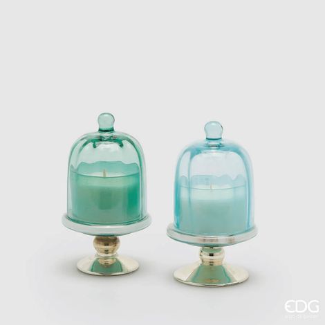 EDG, CANDELA PROFUMATA CON ALZATINA Ø9XH16CM 'HEARTH & BIRCH' ASSORTITA, NATALE, CASA