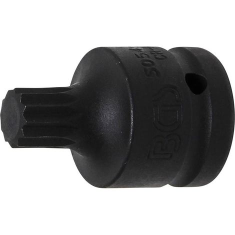Douille à Embouts Choc 20 mm (3/4) M16 - L. 55 mm, Denture Multiple Intérieure XZN - Précision et Robustesse - D-Work (1/5)