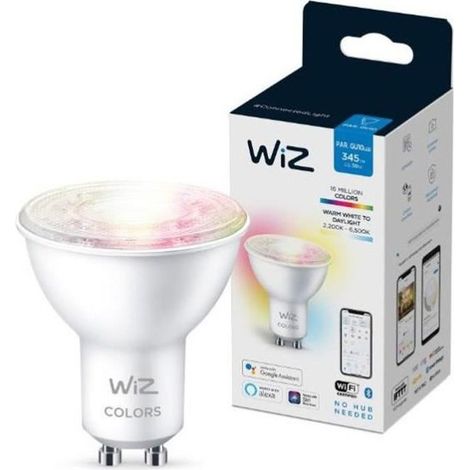 Philips Lighting 8718699787134 LED CEE F (A - G) GU10 4.7 W = 50 W de blanc chaud à blanc froid commandé par appli mobile 1 pc(s) V810853 (1/5)