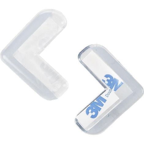 Protections d'angle en silicone souple pour étagères, bureaux et placards (lot de 2) (1/5)