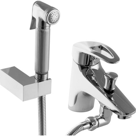 PaulGurkes Robinet de Bidet avec Douche Intime et Spray Chromé (1/5)