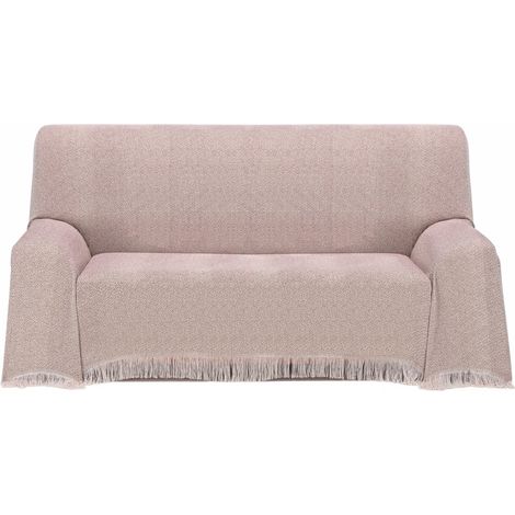 Couvre-lit Multifonction, Toucher Extra Doux, 230 x 260 cm, pour canapé ou lit Bordeaux (1/5)