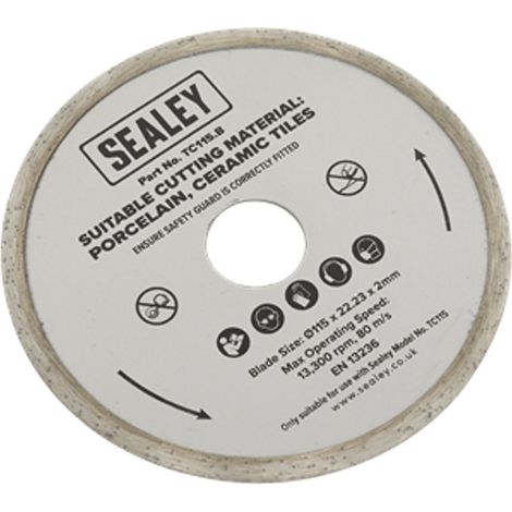 Sealey TC115.B Blade Ø115 (Bore Ø22.23mm)