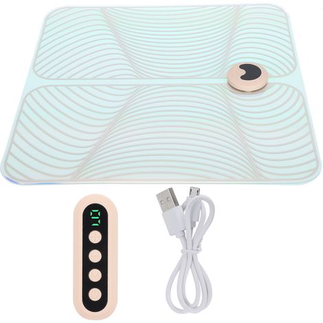 Tapis de massage des pieds EMS avec télécommande, coussin relaxant coloré à impulsions basse fréquence pour détente plantaire (1/5)