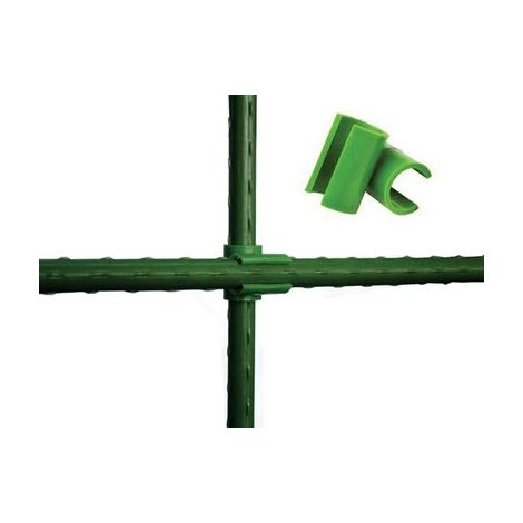 Verbinder SC08, 8 mm, Kunststoff, für Gartenstützstangen, Packung 30 Stk.