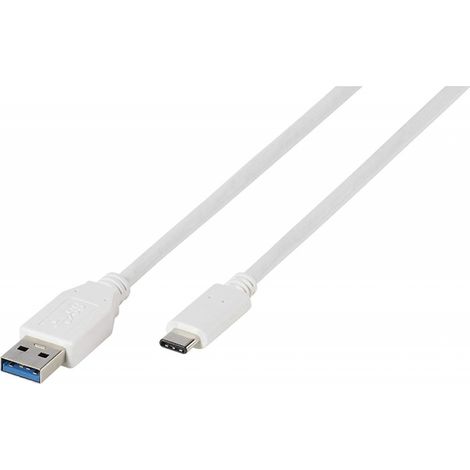 Vivanco 45273 USB Kabel USB 3.2 Gen 1 (3.1 Gen 1) 1 m USB C USB A Weiß