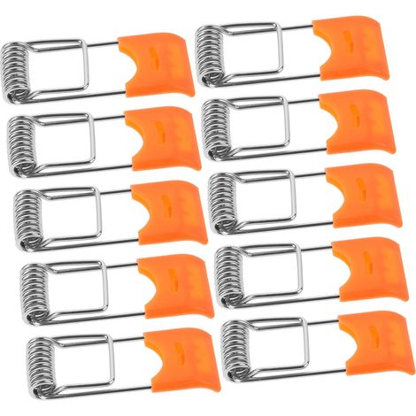 Clips à Ressort Pour Spots Encastrés 100 Pièces Clips De Fixation Orange Pour Rénovation Éclairage Encastré Accessoires Solide Pour Installation Facile (1/5)