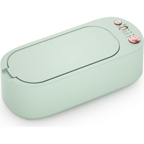 Machine de nettoyage à ultrasons vibrations haute fréquence for lunettes, synchronisation multifonctionnelle for appareils électriques(Green)