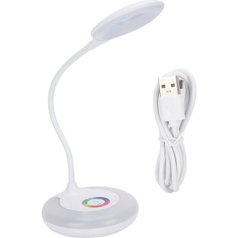 LED Table Lamp Touch Dimming Desk Light Eye Protection Colorful Touch Dimming Office Supplies(Plugin ) (1/5)
