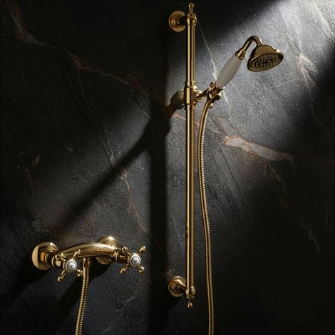 PaulGurkes Ensemble de Douche Or Nostalgie Antique (1/5)