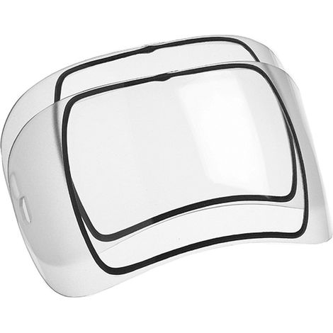 Visière de protection extérieure OPTREL OP5000.210 compatible P550 Vegaview E684 Crystal Transparent x2
