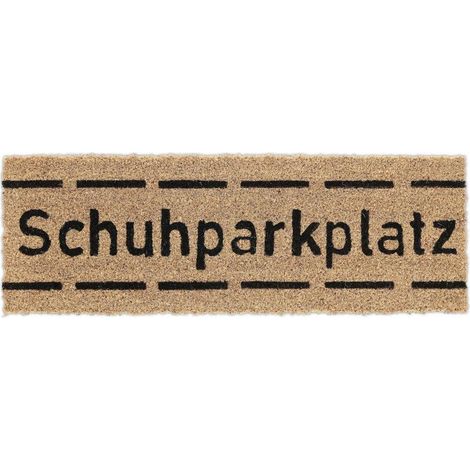 Paillasson en noix de coco pour chaussures, parking étroit (1/5)