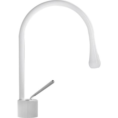 ROBINET DE LAVABO SUR PLAGE 201 EN LAITON BLANC COLLECTION ARGOLIDE (1/5)