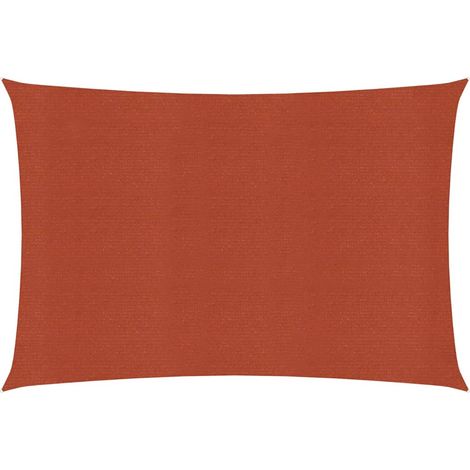 Vela de sombra 160 g/m² terracota 2,5 x 3,5 m HDPE 020009338 (1/5)