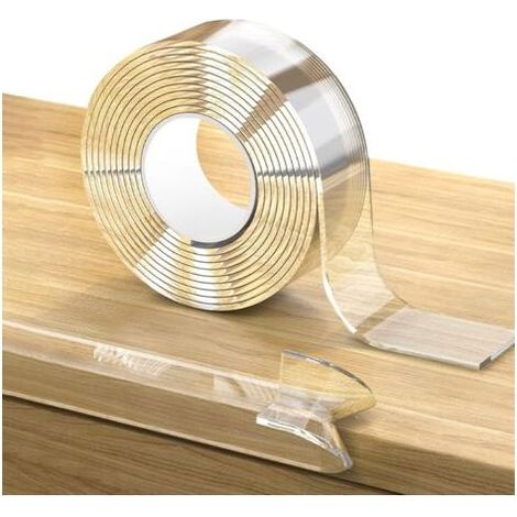 Protege Coin de Table Bebe Transparent, 3M Pré-adhésif Extra Fort Nano Tape, Protection Bebe de Table et Meuble, Protecteur des Bords pour Sécurité Bebe (1/5)