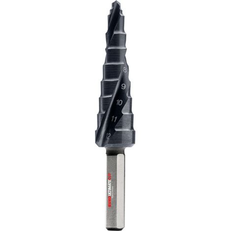 Stufenbohrer ULTIMATECUT Bohrber.5-12mm HSS RUnaTEC Spiralnut Z.2 Stufen 8