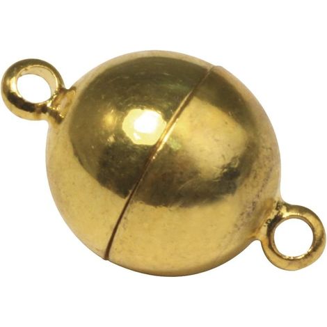 RAYHER - CHISURA MAGNETICA EXTRA FORTE ROTONDA Ø10MM - COLORE ORO (1/2)