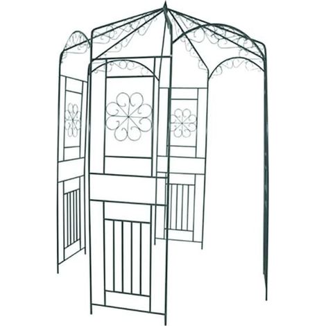 Arche de jardin de 250 cm, vert foncé (1/4)