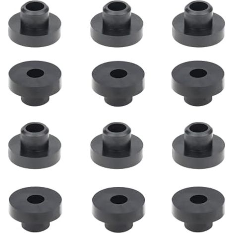 Lot de 12 bagues à illets en caoutchouc nitrile pour tondeuse à gazon, tracteur de jardin, générateur, MTD Troy Bilt et nettoyeur haute pression 12 pièces 46-6560 104047 (1/5)