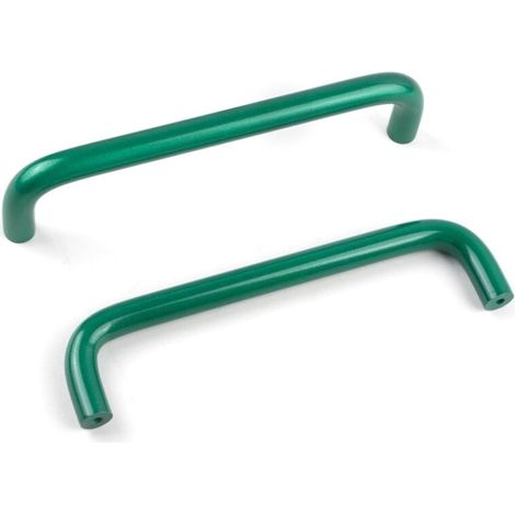 4 Pièces Poignée de Meuble en Aluminium 128mm Poignees de Portes pour Placards avec Vis Boutons Tiroir pour Armoire Cuisine,Vert (1/5)