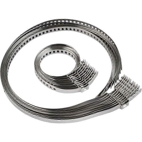 Kit de clips de sertissage universels en acier inoxydable pour soufflet de cardan d'arbre de transmission 31-41 mm (70 pièces) (1/5)