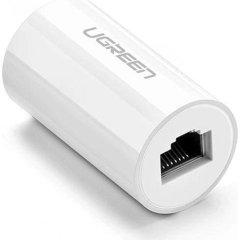 Connecteur Ethernet RJ45 Ugreen - Blanc