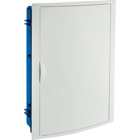 Solera – Tableau électrique encastrable sur placo 42 modules – Porte pleine blanche – Dimensions 544x362x113mm – Étanche IP40 – Résistance chocs IK08