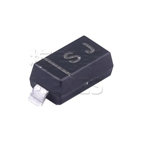 Changdian/Changjing B5817W SOD-123 1206 Schottky diode chip with SJ silkscreen, pack of 5 electronic components.