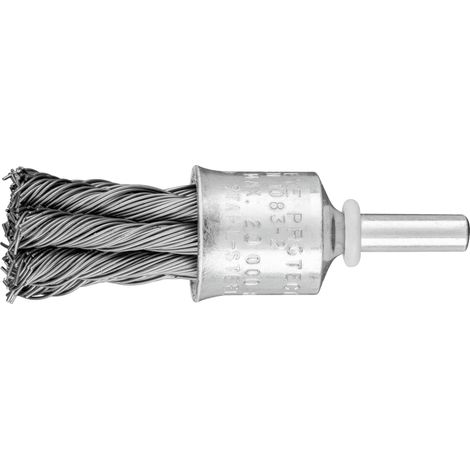 PFERD TOOLS Pinselbürste gezopft PBG Ø19 mm Schaft-Ø6 mm Stahl-Draht-Ø0,50 10 Stk