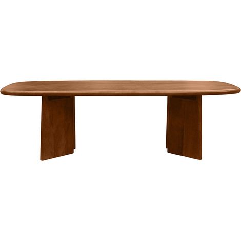 Rechteckiger Couchtisch aus massivem gefärbtem Mangoholz L120 cm SOTA