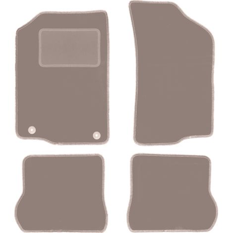 Alfombrillas de terciopelo para coche: Volkswagen Scirocco II coup茅 (1981-1992) beige (1/5)