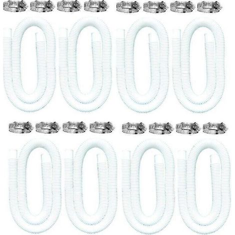 Tuyau de rechange pour piscine, diamètre 1,25 pouce, accessoire pour pompe de piscine, tuyau de rechange de 59 pouces de long pour piscines hors sol-DOU (1/3)