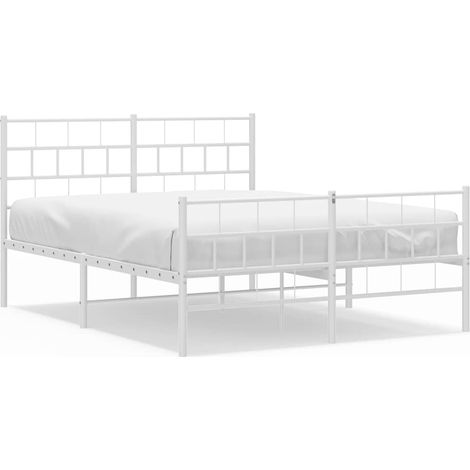 Maison Exclusive - Estructura cama sin colchón con estribo metal (1/5)
