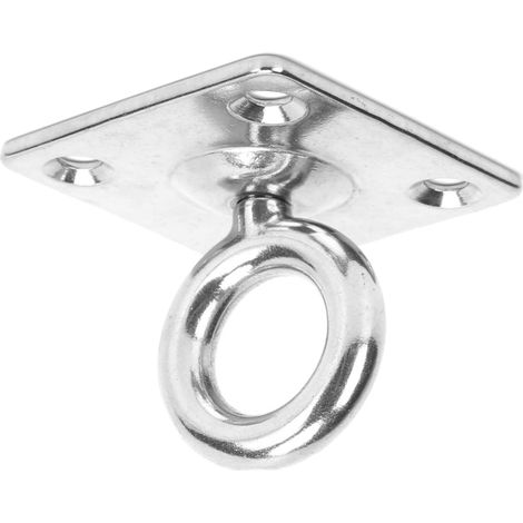 Korrosionsbeständige Deckenhaken aus Edelstahl mit Öse und U-Platte, für den Einsatz in maritimen Umgebungen (8 mm). (1/5)