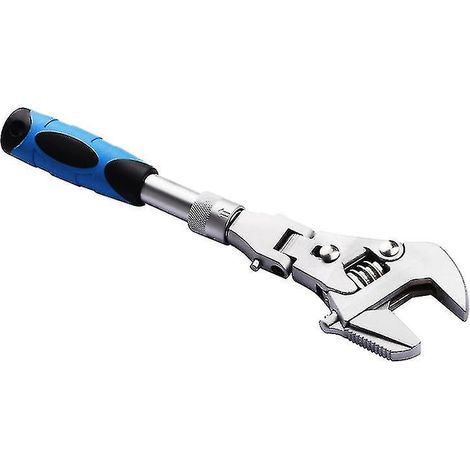 10"-Drehmomentschlüssel - 5-in-1-verstellbarer Ratschenschlüssel - 180°-Klappschlüssel