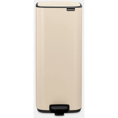 Brabantia Bo Pedal Bin 30 L Rectangular Acero Beige (1/5)